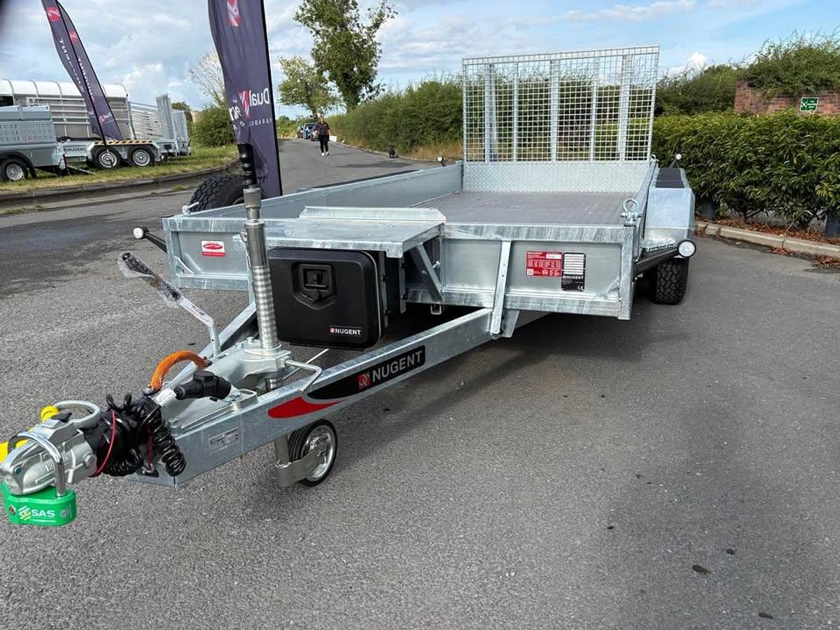 2026 Nugent 14x6 Plant Trailer with Ally Floor Tri Axle