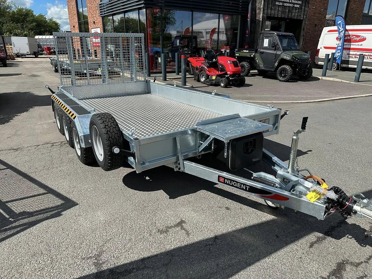 2026 Nugent 12x6 Plant Trailer with Ally Floor Tri Axle
