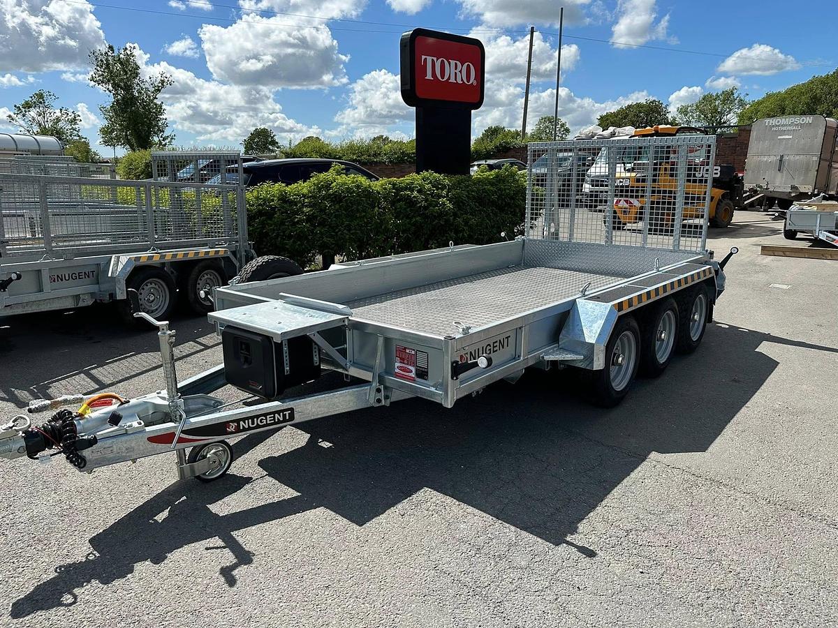 2026 Nugent 12x6 Plant Trailer with Ally Floor Tri Axle