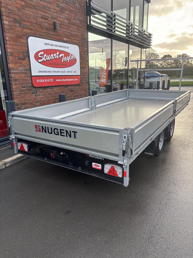 Used 2025 Nugent FLAT BED 16X6 WITH ALLY FLOOR