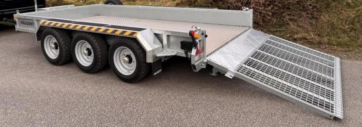 2026 Nugent 12x6 Plant Trailer with Ally Floor Tri Axle