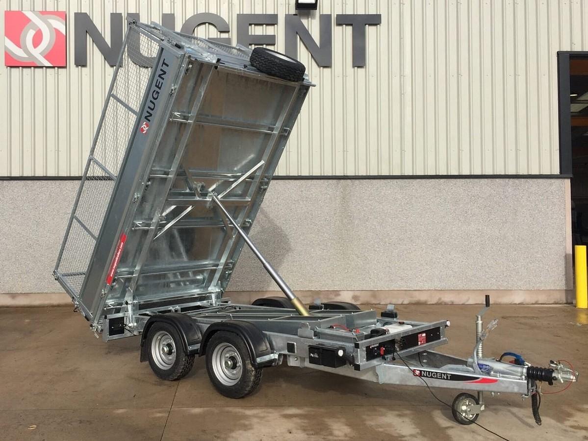 2026 Nugent 10x6 Tipping Trailer with Mesh