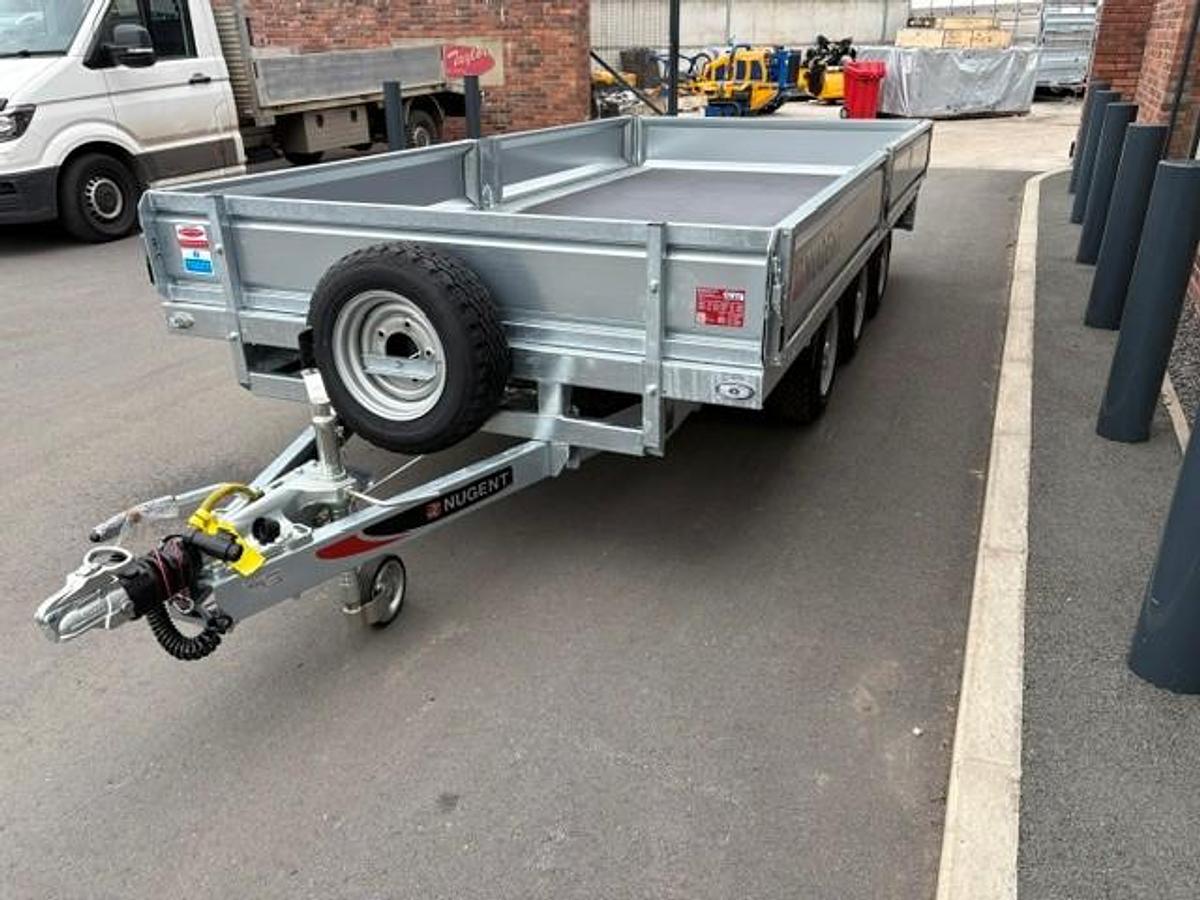 2026 Nugent 14x6 FLATBED TRI AXLE