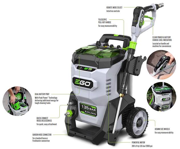 Ego 56V HPW 2000E Electric Power Washer (Bare tool only)