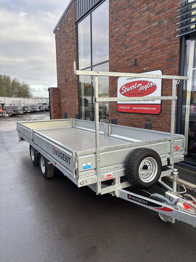 Used 2025 Nugent FLAT BED 16X6 WITH ALLY FLOOR