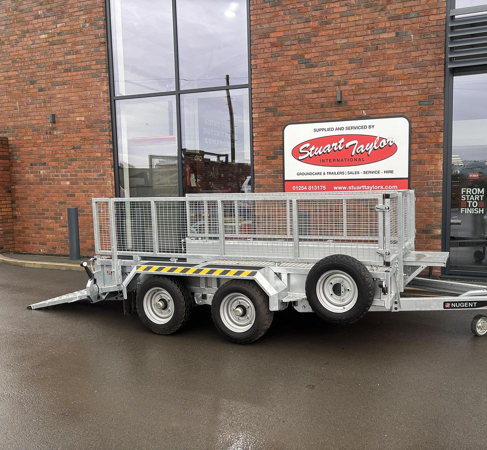 2026 Nugent 10x5 Plant Trailer with Ally Floor Beavertail and Mesh