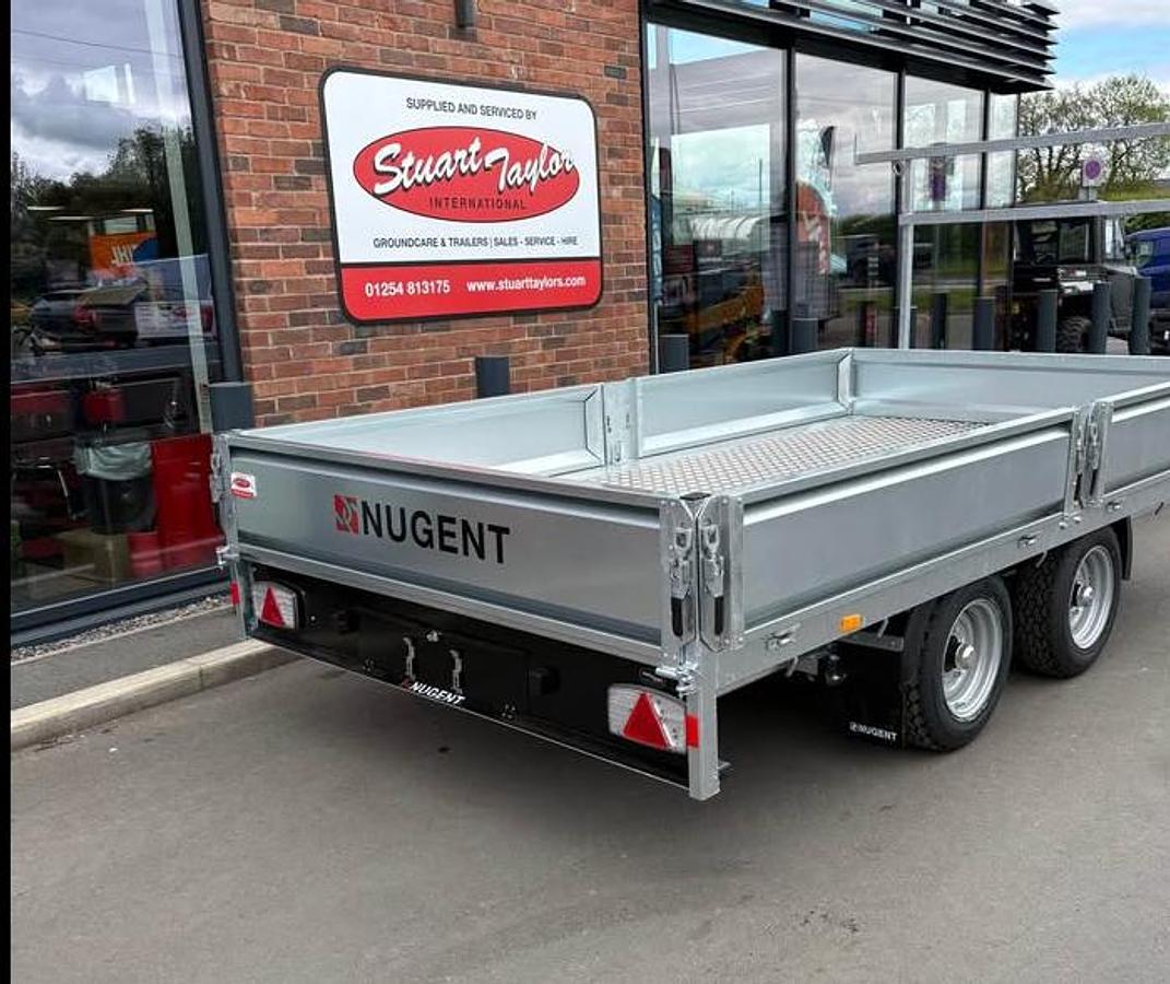 2026 Nugent F3720H 12X6 FLAT BED WITH ALLY FLOOR