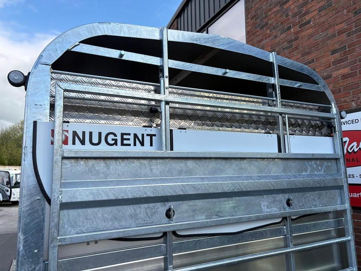 2026 Nugent Livestock Carrier with No Decks 14x6 Tri axle