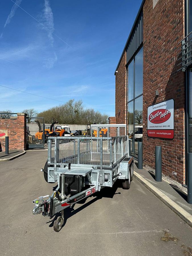 2026 Nugent 9x4 Plant Trailer Tool Box & Mesh.