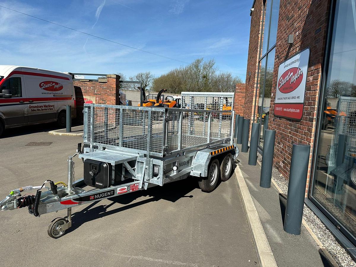 2026 Nugent 9x4 Plant Trailer Tool Box & Mesh.