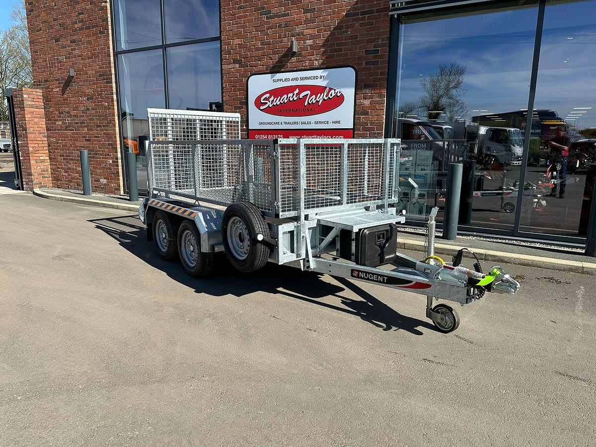 2026 Nugent 9x4 Plant Trailer Tool Box & Mesh.