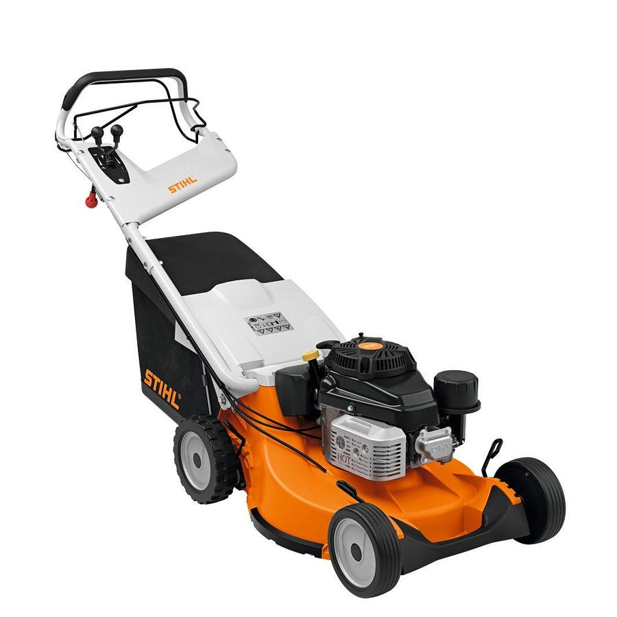 RM 756 YC Petrol Lawn Mower: 54 cm / 21" professional petrol lawn mower with mono-comfort handlebar and hydrostatic drive