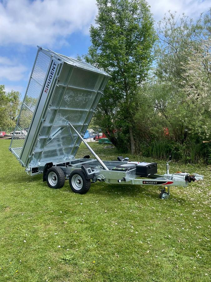2026 Nugent 10x6 Tipping Trailer with Mesh