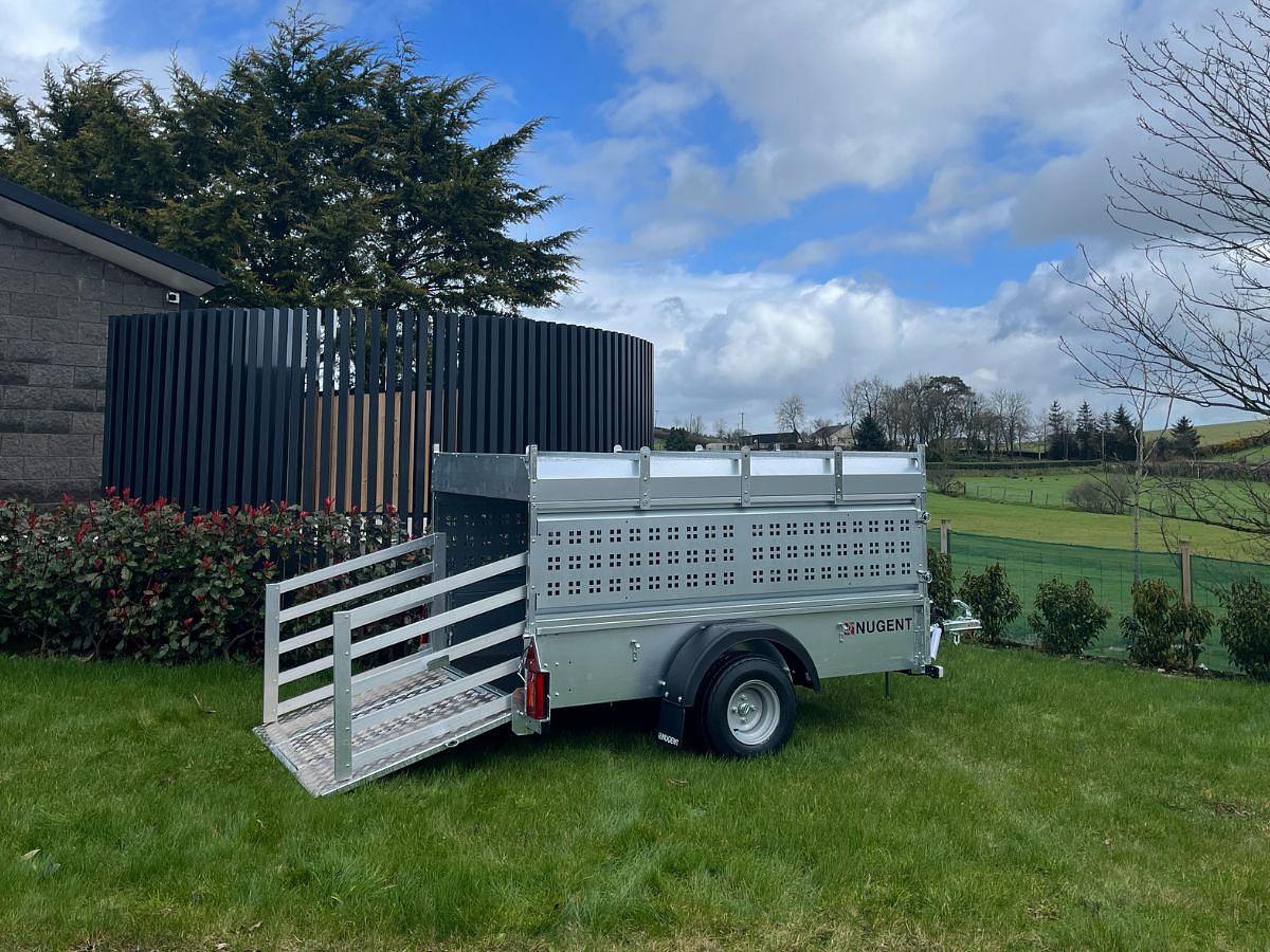 2026 Nugent 7x4 Utility Trailer Livestock