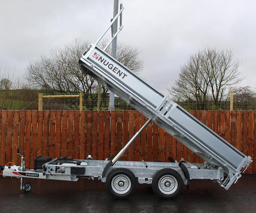 2026 Nugent 12ft x6ft Tipper with Ladder Rack and prop stands Nugent Nugent 12ft Tipper