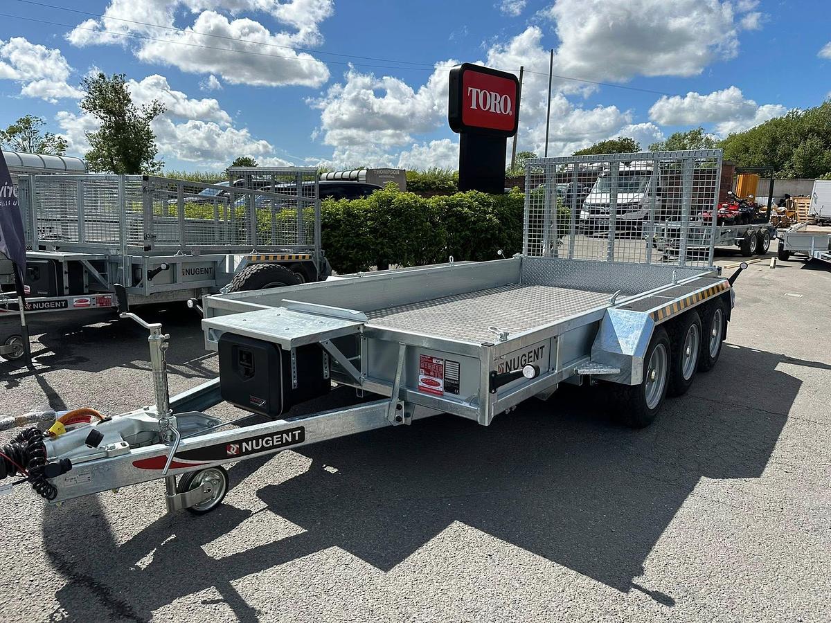 2026 Nugent 12x6 Plant Trailer with Ally Floor Tri Axle
