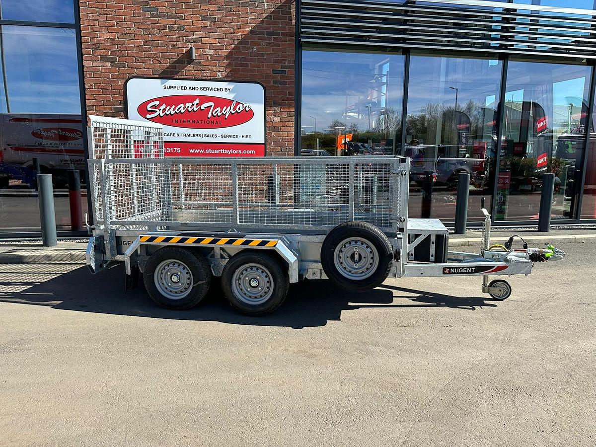 2026 Nugent 9x4 Plant Trailer Tool Box & Mesh.