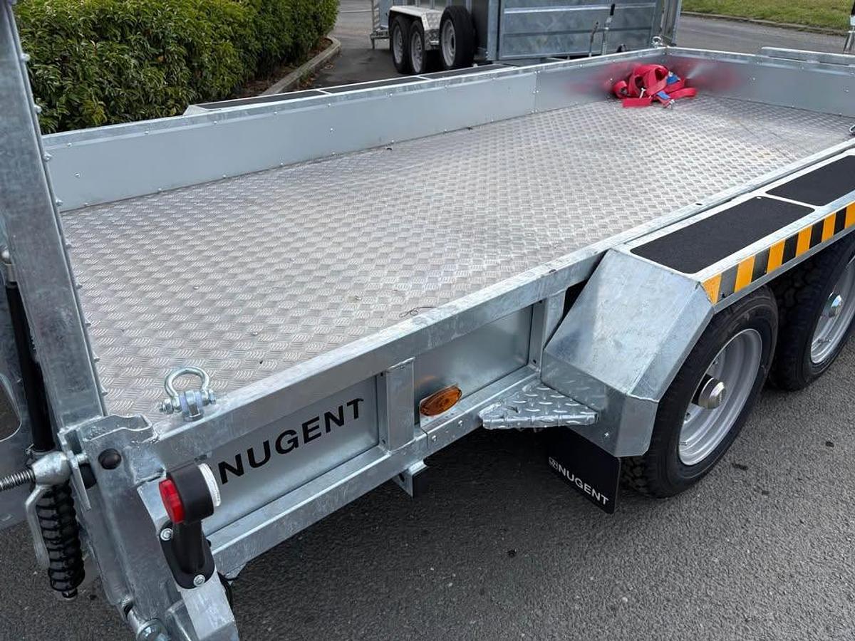 2026 Nugent 14x6 Plant Trailer with Ally Floor Tri Axle