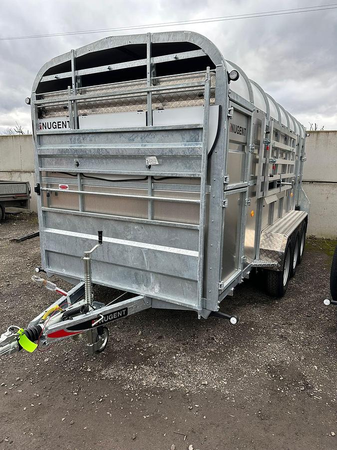 2026 Nugent Livestock Carrier with Decks 14x6 Tri axle