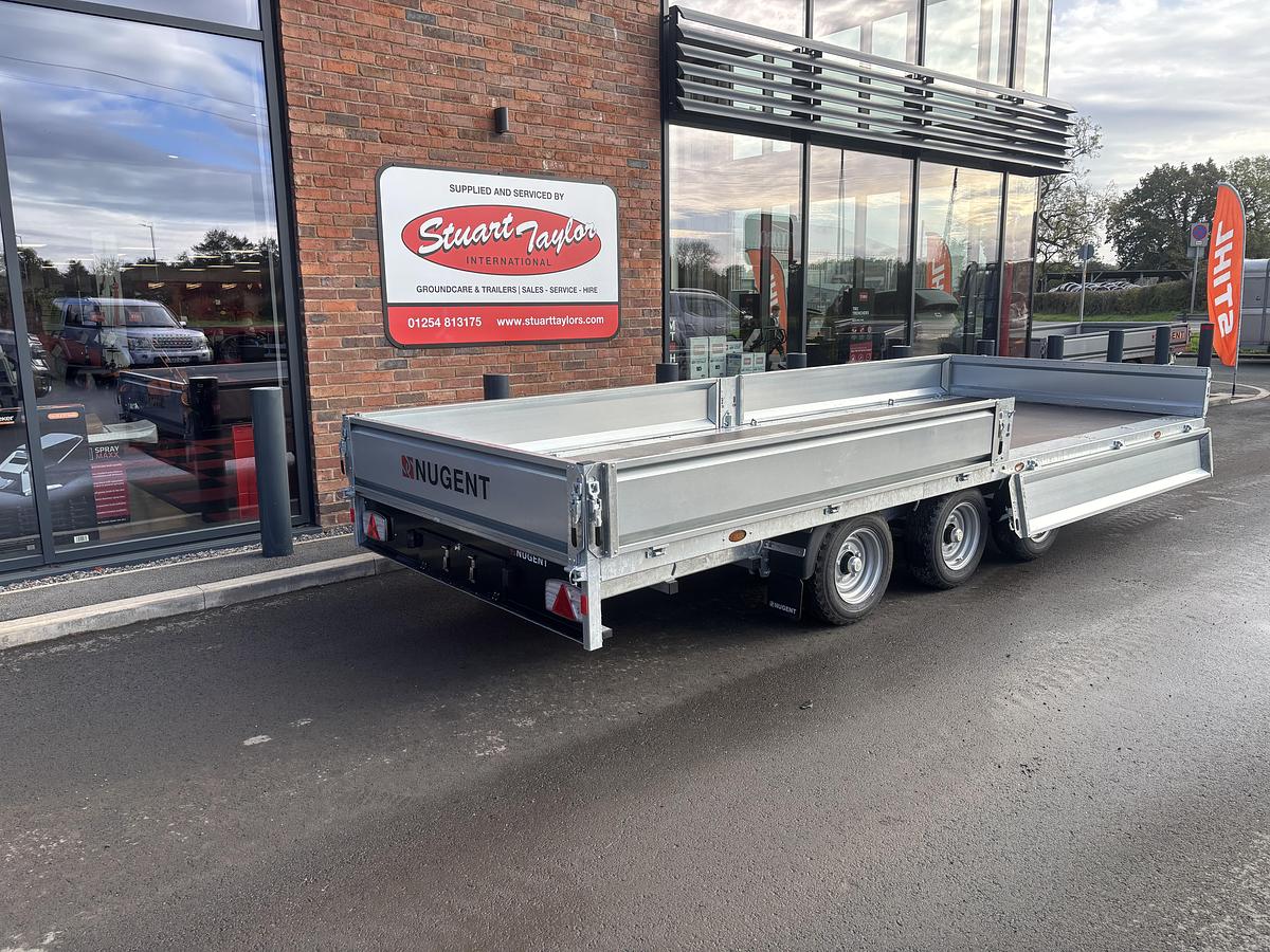 2025 Nugent Flat bed 18x6 Tri Axle F5520