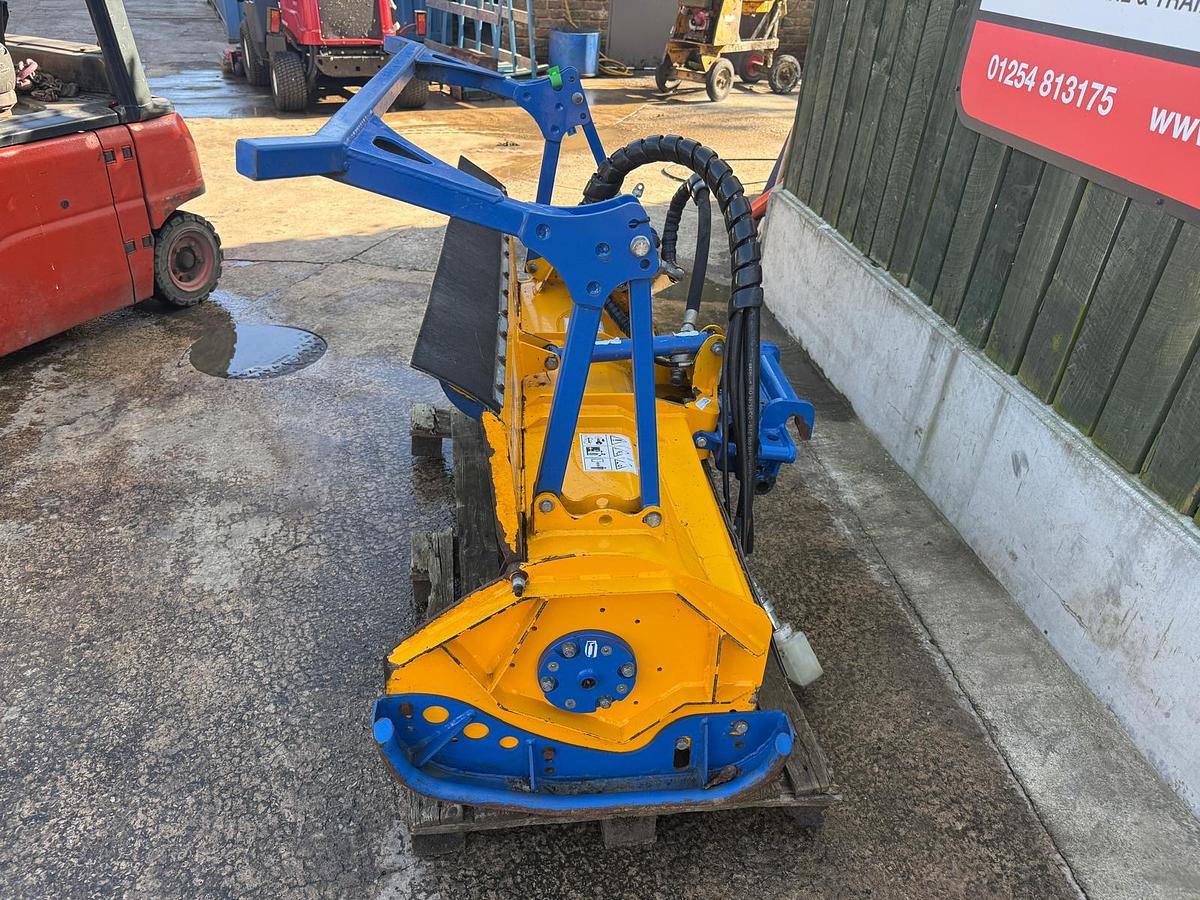 Used Bomford Turner Flailbot with Grass head and swinging forestry head