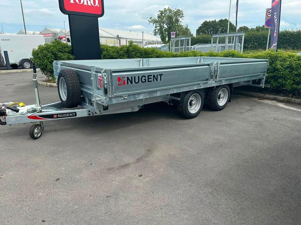 2026 Nugent F4320H 14X6 FLAT BED WITH ALLY FLOOR