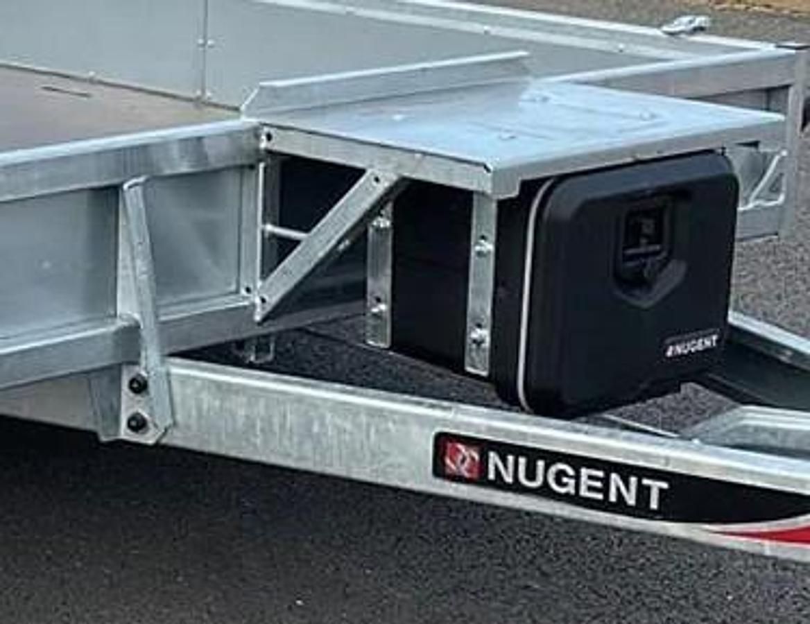 Used 2026 Nugent 9x4 Plant Trailer with Tool box