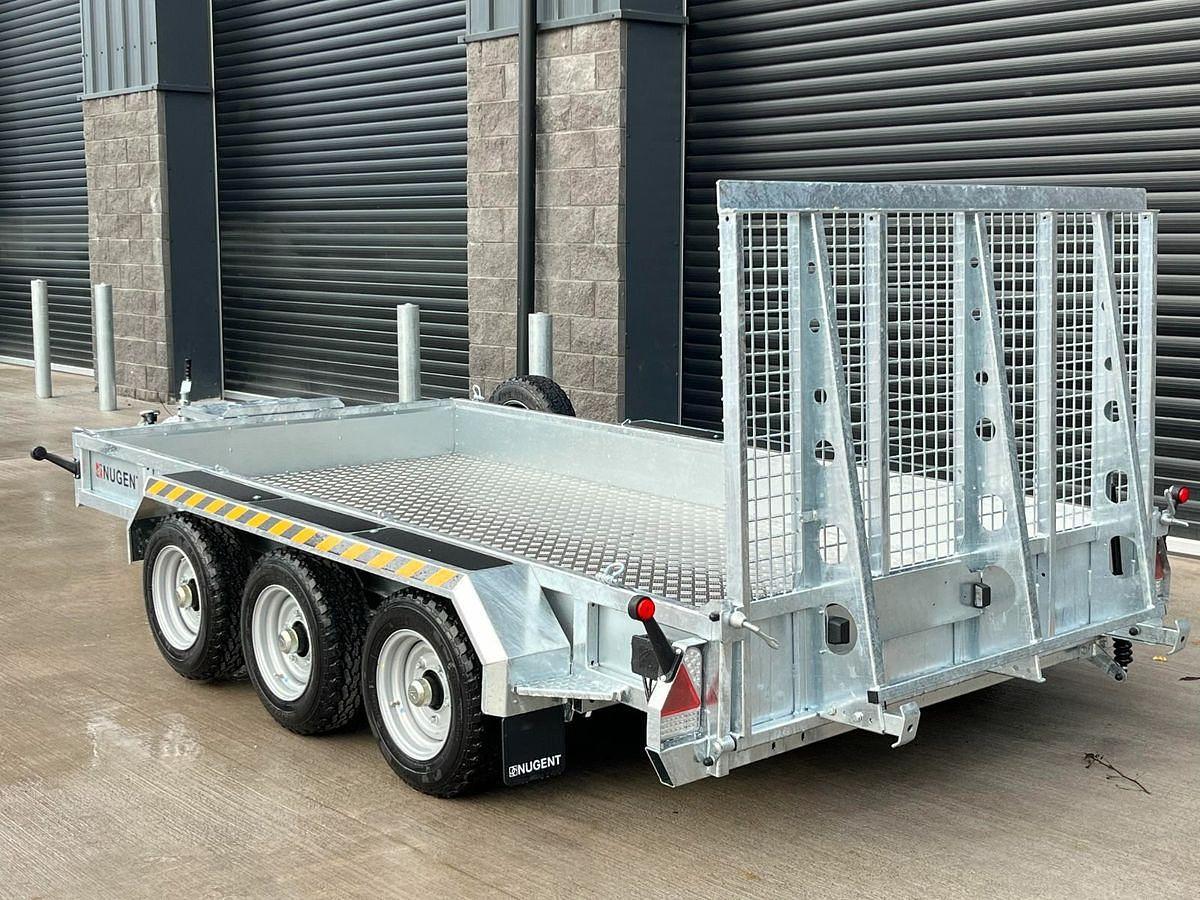 2026 Nugent 12x6 Plant Trailer with Ally Floor Tri Axle