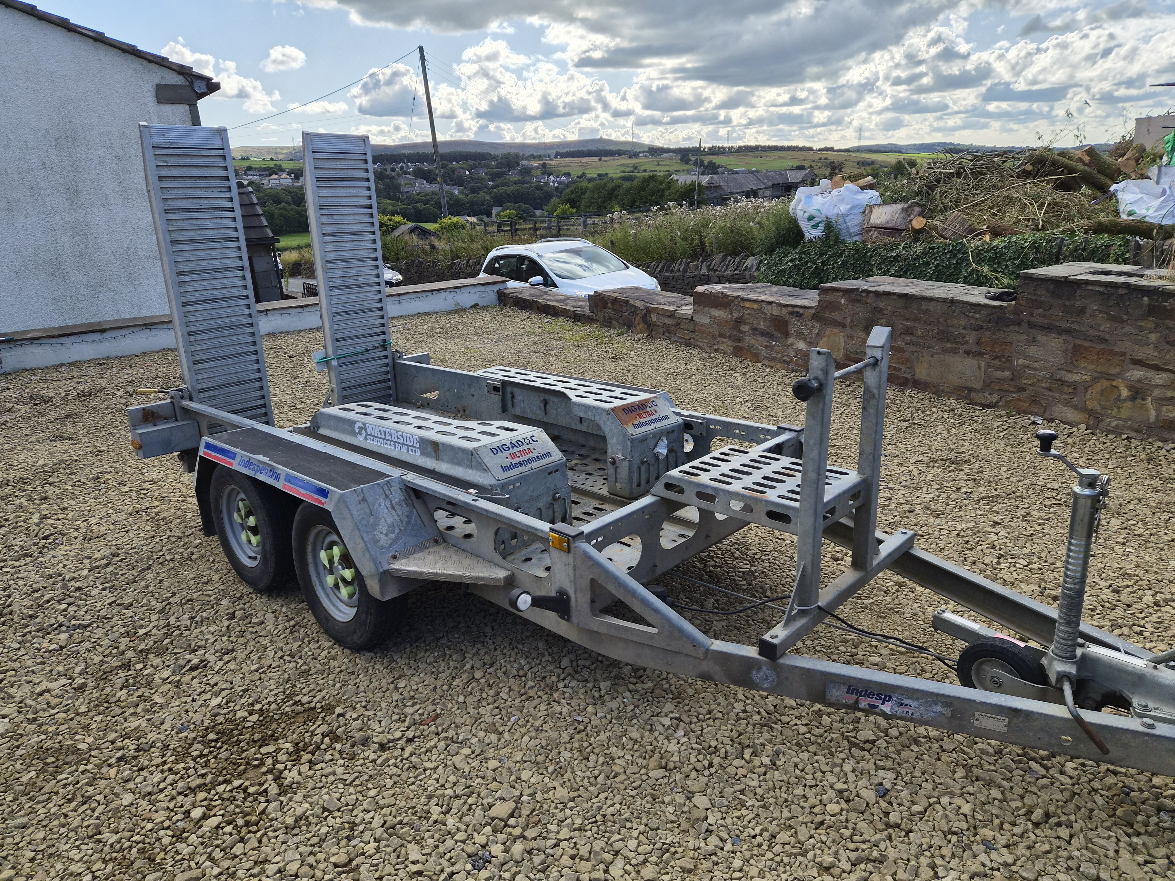 Used 2016 Indespension 9x4 Diga Doc Plant Trailer