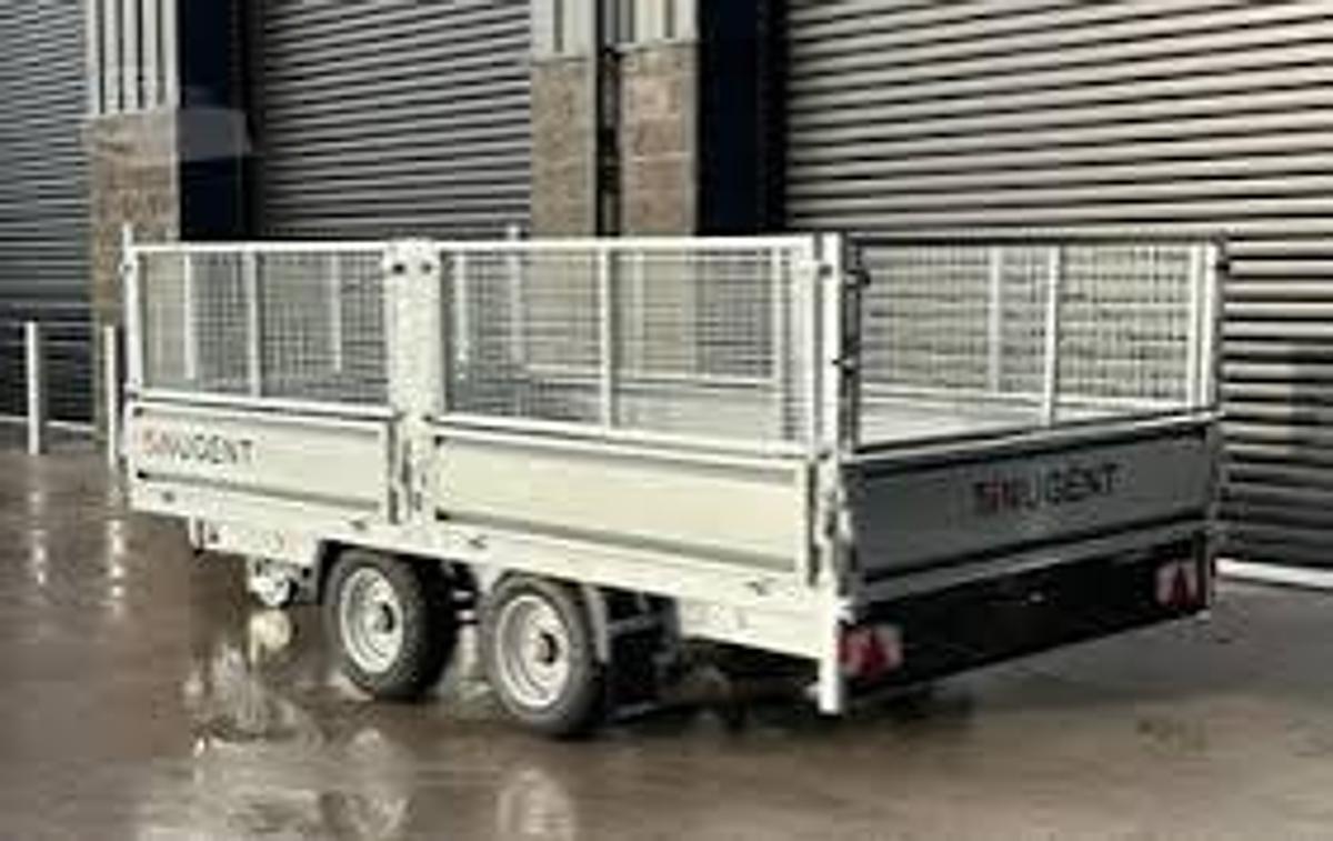 2026 Nugent 12X6 FLATBED TRAILER WITH RAMP AND MESH