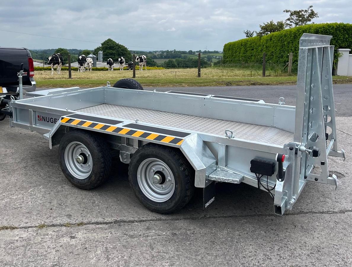 2026 Nugent 10x5 Plant Trailer with Ally Floor Beavertail and Mesh