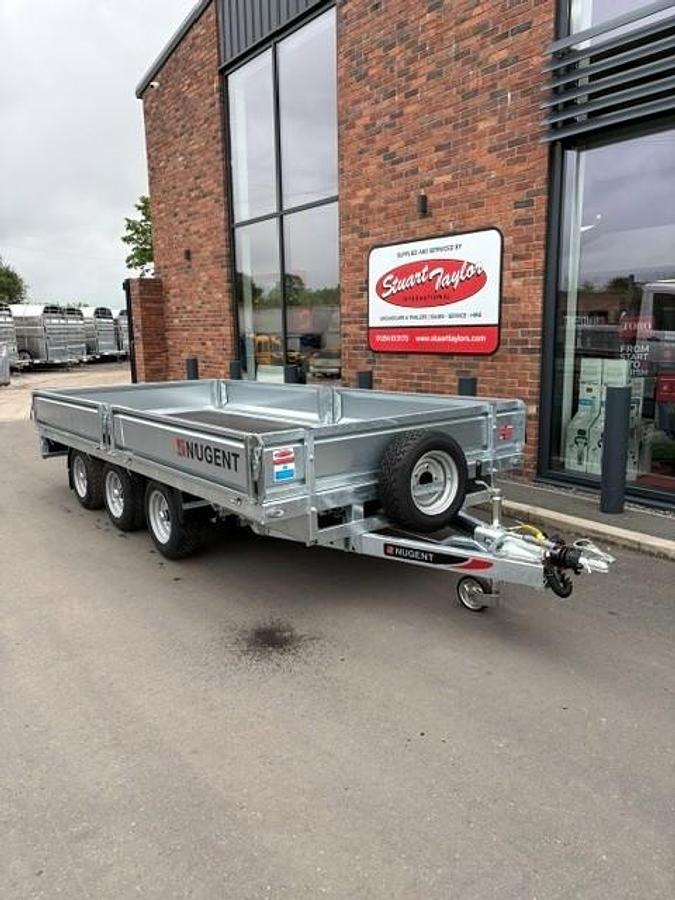 2026 Nugent 14x6 FLATBED TRI AXLE
