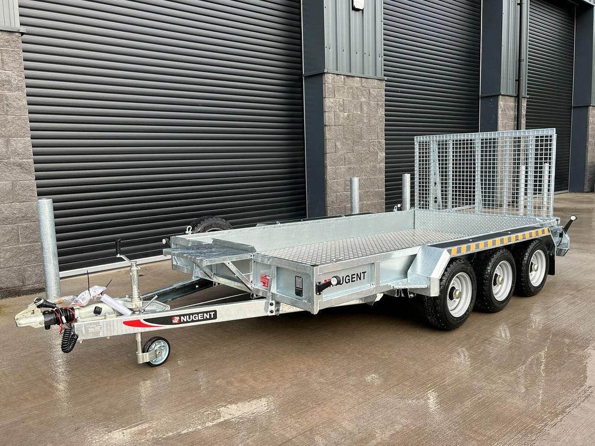 2026 Nugent 12x6 Plant Trailer with Ally Floor Tri Axle