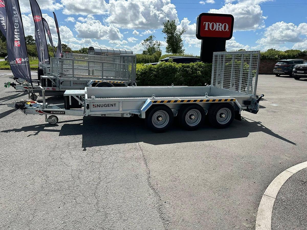 2026 Nugent 12x6 Plant Trailer with Ally Floor Tri Axle