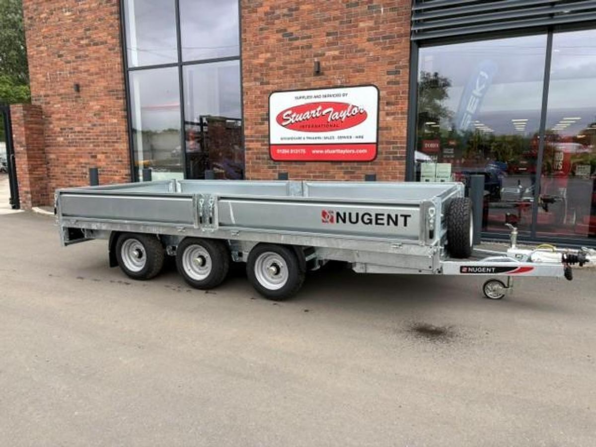 2026 Nugent 14x6 FLATBED TRI AXLE