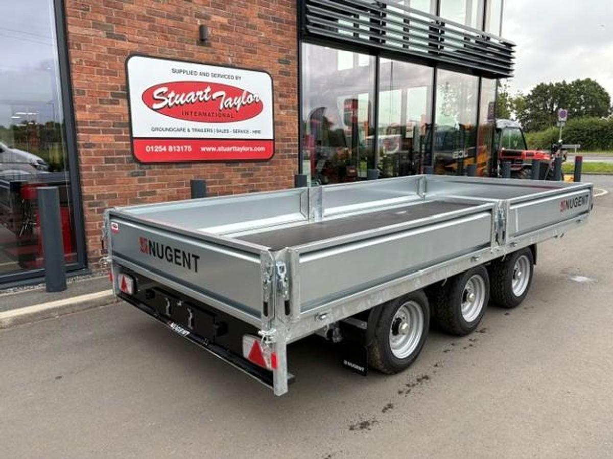 2026 Nugent 14x6 FLATBED TRI AXLE