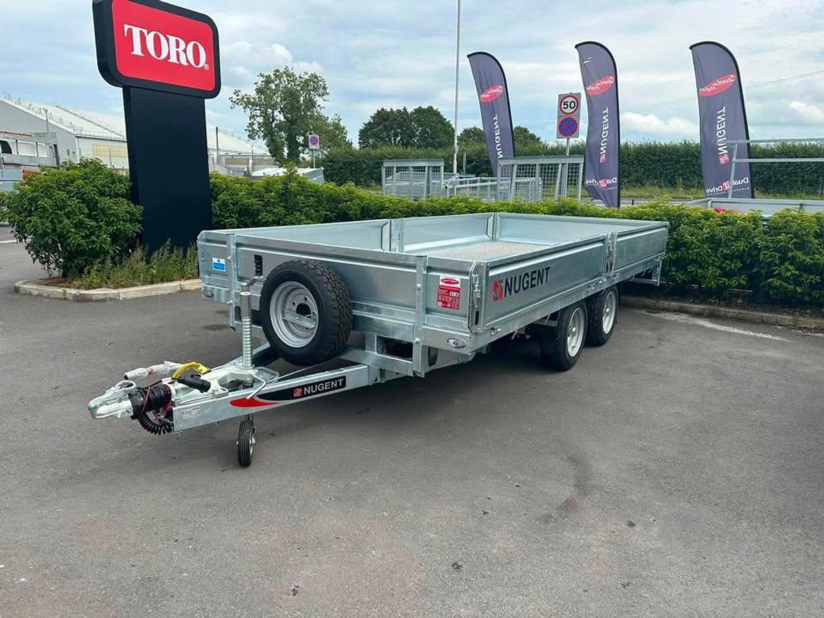 2026 Nugent F4320H 14X6 FLAT BED WITH ALLY FLOOR
