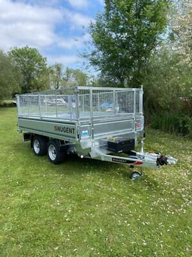 2026 Nugent 10x6 Tipping Trailer with Mesh