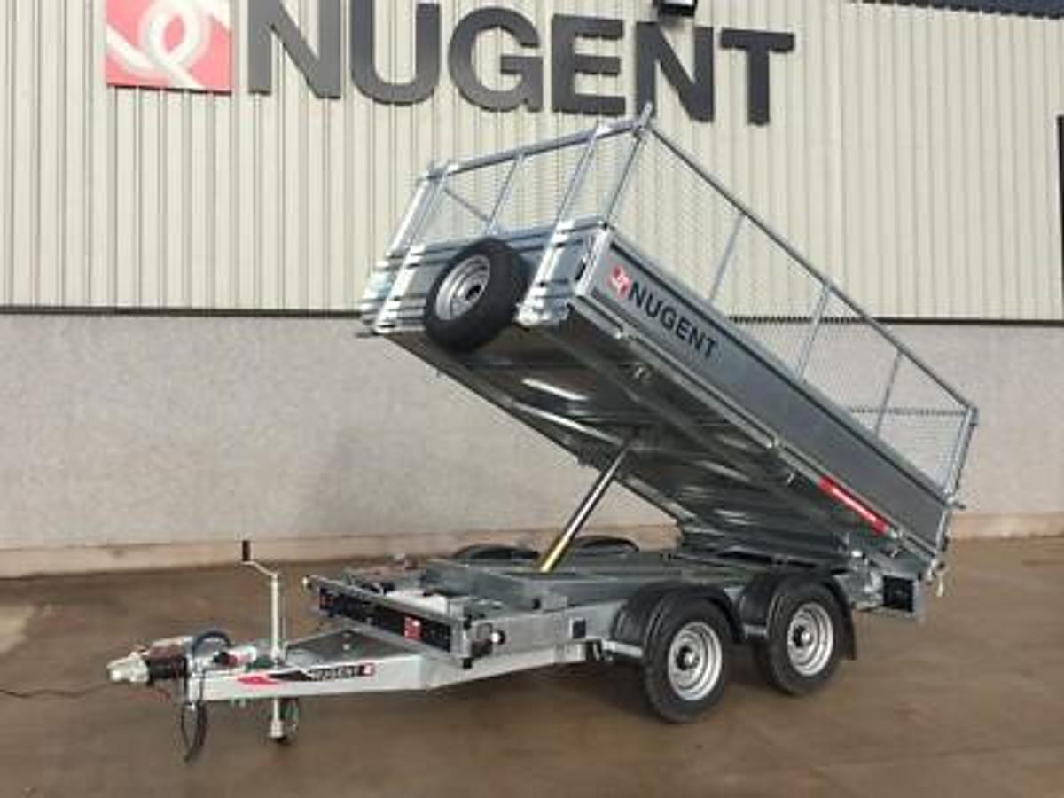 2026 Nugent 10x6 Tipping Trailer with Mesh