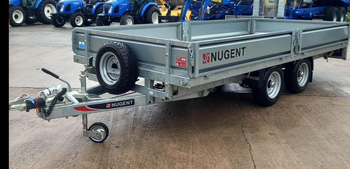 2026 Nugent F4320H 14X6 FLAT BED WITH ALLY FLOOR