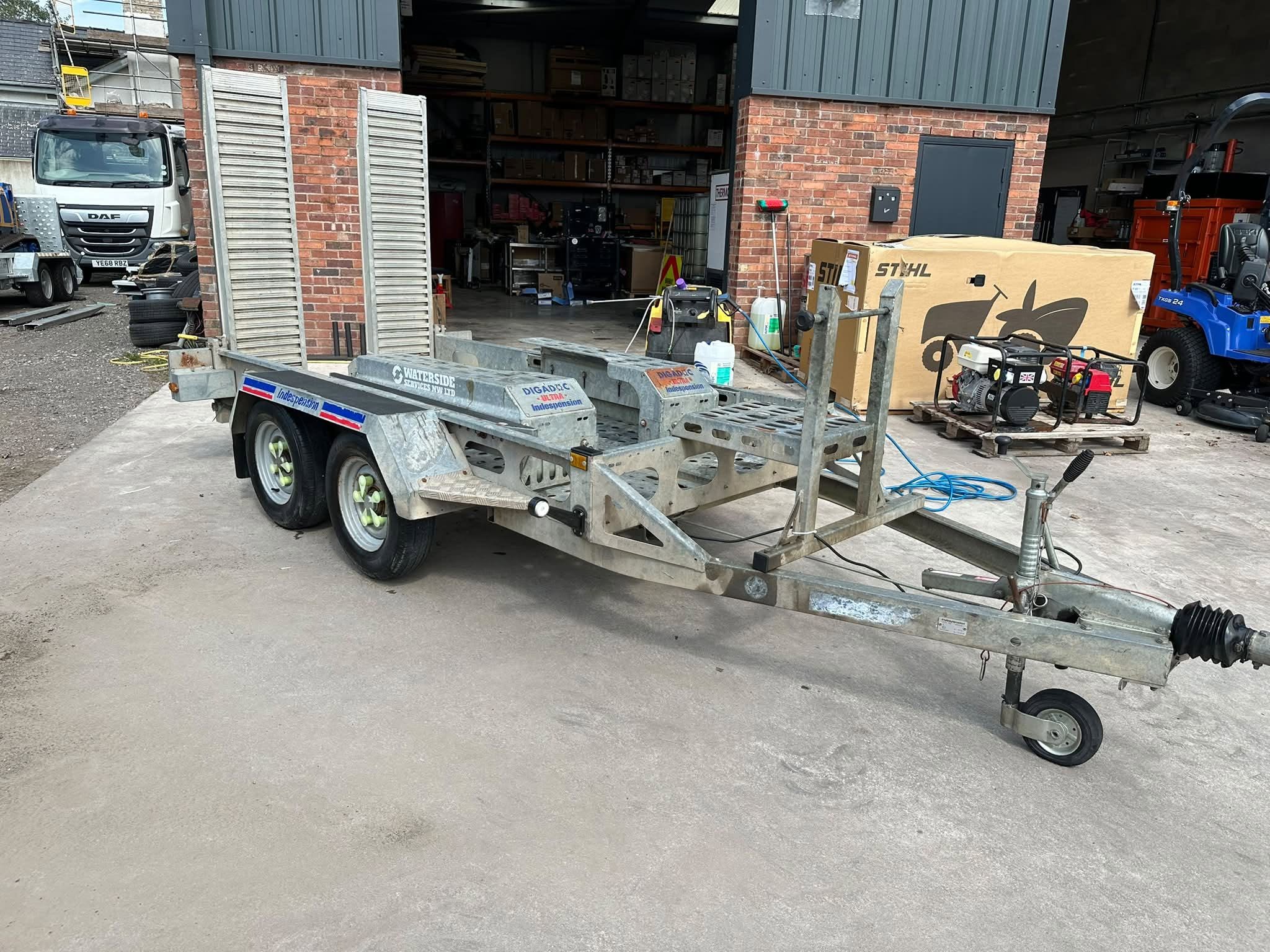 Used 2016 Indespension 9x4 Diga Doc Plant Trailer