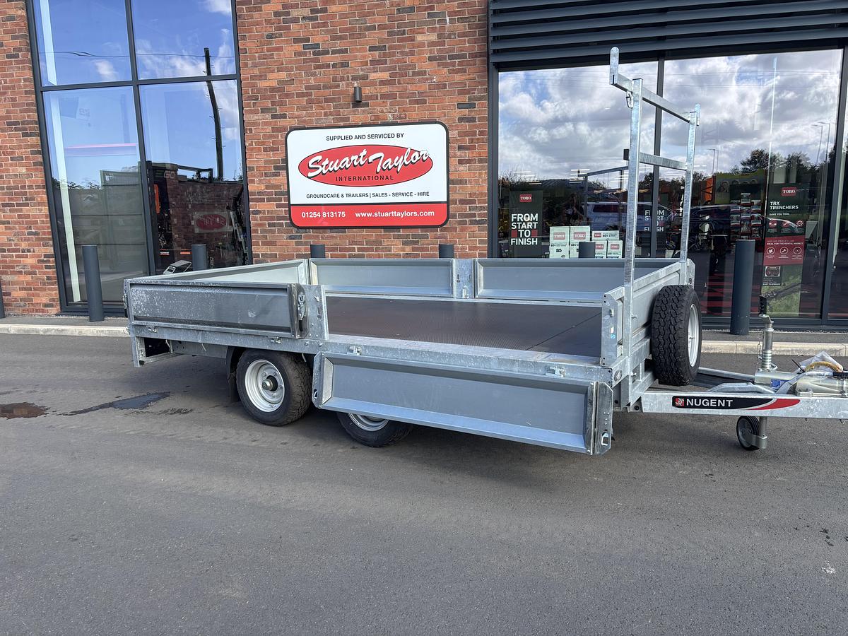 Used 2025 Nugent FLAT BED 12X6 F3720H