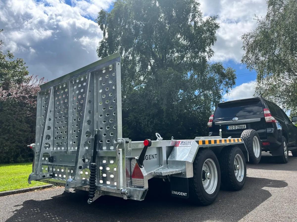 2026 Nugent 10x5 Plant Trailer with Ally Floor Beavertail and Mesh