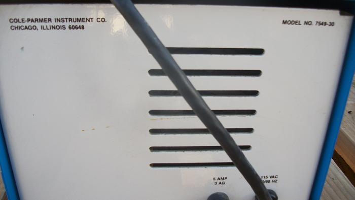 Used Pump, Peristaltic, Lab, Cole Parmer, Mdl 7549-30, #S742561