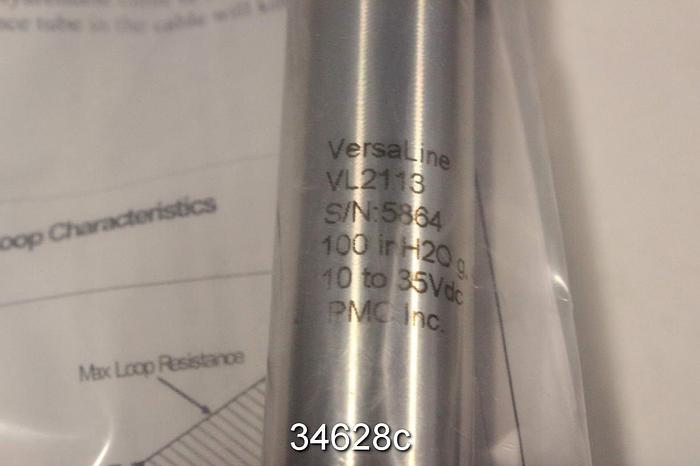 Used PMC VersaLine VL2000 Series Submersible Level Transmitter #34628