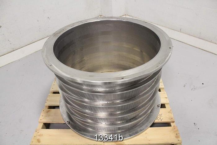 Used Black Clawson ULTRA III Pressure Screen Basket, .018" Slots #13341