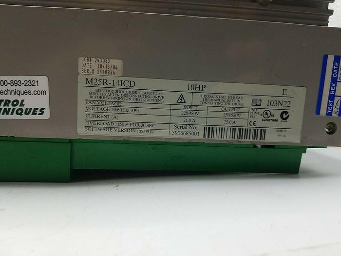 Used Control Techniques M25R-14ICD