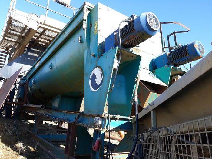 Gebraucht 2014 Terex Kieswaschanlage mit Powercrub 120 Schwertwäsche und Förderbändern