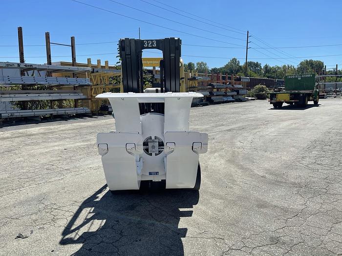 Used 10,000 POUND HYSTER MODEL S100FTBCS FORKLIFT 64" DIAMETER CASCADE CLAMP -PENDING