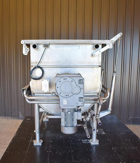 Used USED TUCS PADDLE BLENDER WITH SCRAPERS, 25 CUBIC FEET, JACKETED & INSULATED, 316 STAINLESS STEEL